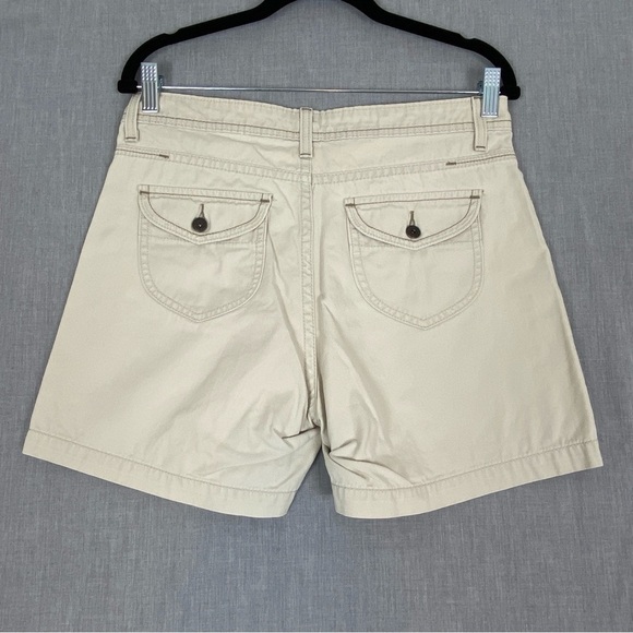 Lee Lower on the Waist Shorts Sz Large 100% Cotton Cream Walking / Golf Length - Picture 2 of 12